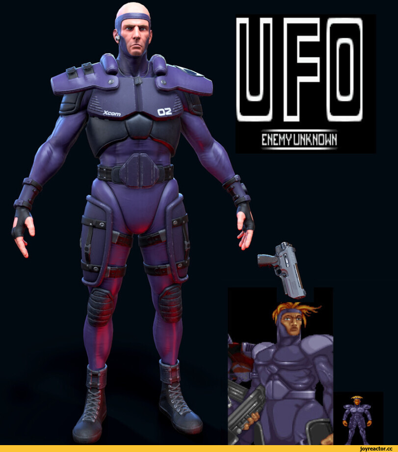 Syama Pederson,3D model,ufo enemy unknown,XCOM,Игры